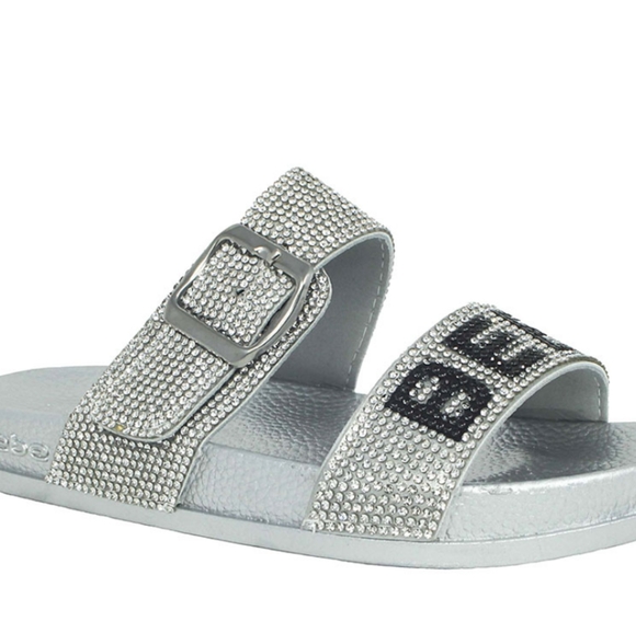 bebe Other - Kids Silver BeBe Sandals
